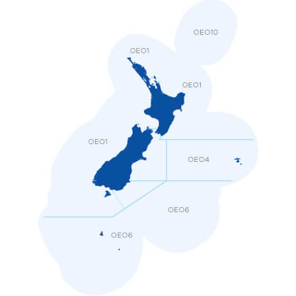 new Zealand map