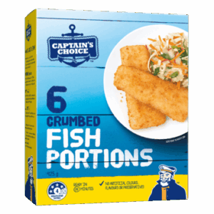 Captain's Choice Crumbed Fish Portions (6 pack)
